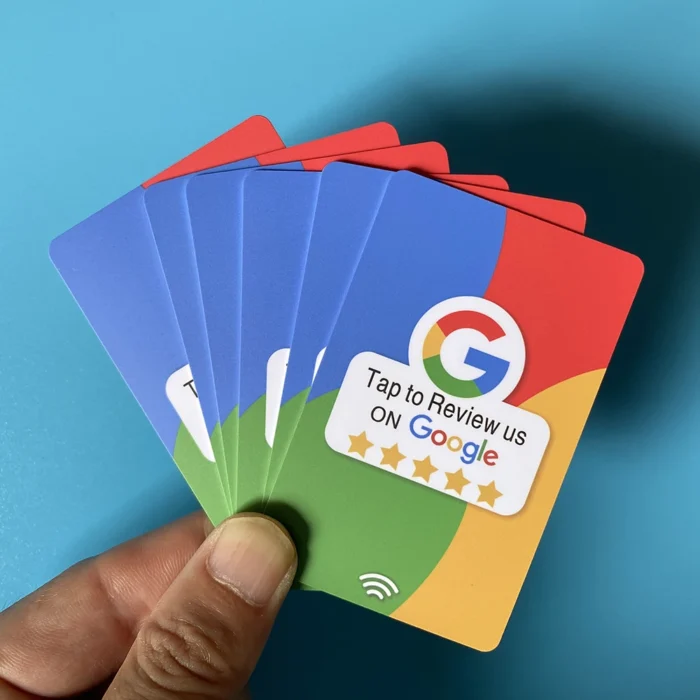 Social Media & Review NFC Cards - بطاقات السوشيال ميديا والتقييمات Instagram/Facebook/LinkedIn/Google - إنستغرام/فيسبوك/لينكدإن/جوجل One-Tap Connection - اتصال بلمسة واحدة MochuaRFID Certified - معتمدة من موشوا آر إف آي دي - Image 5
