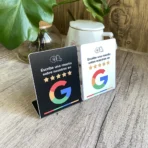 3x4 Inch Multilingual NFC Google Review Stand - حامل تقييمات جوجل بخمس لغات | Boost Reviews Fast | NTAG213 Certified | شحن سريع السعودية - Image 6