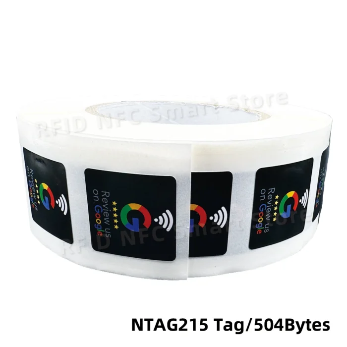 Waterproof NTAG215 NFC Stickers (30mm) - Google Review Tags w/ 504Bytes Memory | 13.56MHz Frequency | Instant Rating Booster - ملصقات إن إف سي لتقييمات جوجل - مقاس ٣٠ مم | مقاومة للماء | سعة تخزين ٥٠٤ بايت | تعزيز التقييمات بلمسة واحدة - Image 14