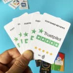 Social Media & Review NFC Cards - بطاقات السوشيال ميديا والتقييمات Instagram/Facebook/LinkedIn/Google - إنستغرام/فيسبوك/لينكدإن/جوجل One-Tap Connection - اتصال بلمسة واحدة MochuaRFID Certified - معتمدة من موشوا آر إف آي دي - Image 2