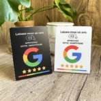 3x4 Inch Multilingual NFC Google Review Stand - حامل تقييمات جوجل بخمس لغات | Boost Reviews Fast | NTAG213 Certified | شحن سريع السعودية - Image 7