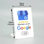Snapchat , Social Media, and Google Review NFC Stand - حامل إن إف سي لسناب شات وتقييمات جوجل NTAG215 Chip | شريحة ذكية | Tabletop Display | عرض مباشر Waterproof Design | تصميم مقاوم للماء | 13.56MHz | شحن سريع KSA - Image 7