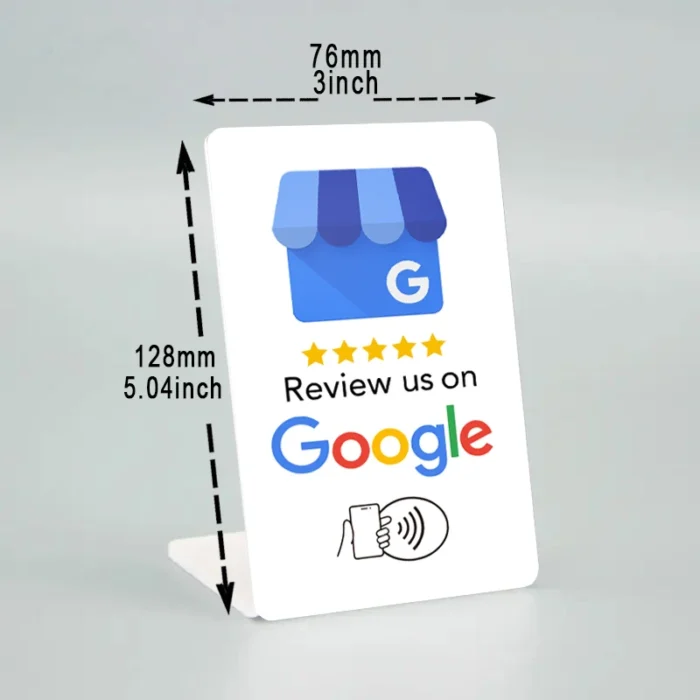 Snapchat , Social Media, and Google Review NFC Stand - حامل إن إف سي لسناب شات وتقييمات جوجل NTAG215 Chip | شريحة ذكية | Tabletop Display | عرض مباشر Waterproof Design | تصميم مقاوم للماء | 13.56MHz | شحن سريع KSA - Image 7