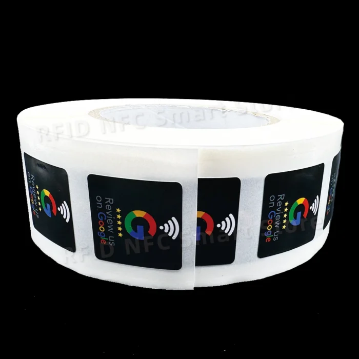 Waterproof NTAG215 NFC Stickers (30mm) - Google Review Tags w/ 504Bytes Memory | 13.56MHz Frequency | Instant Rating Booster - ملصقات إن إف سي لتقييمات جوجل - مقاس ٣٠ مم | مقاومة للماء | سعة تخزين ٥٠٤ بايت | تعزيز التقييمات بلمسة واحدة - Image 5