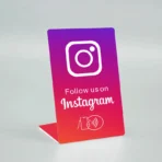 Snapchat , Social Media, and Google Review NFC Stand - حامل إن إف سي لسناب شات وتقييمات جوجل NTAG215 Chip | شريحة ذكية | Tabletop Display | عرض مباشر Waterproof Design | تصميم مقاوم للماء | 13.56MHz | شحن سريع KSA - Image 3
