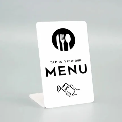 Menu NFC Card Stand